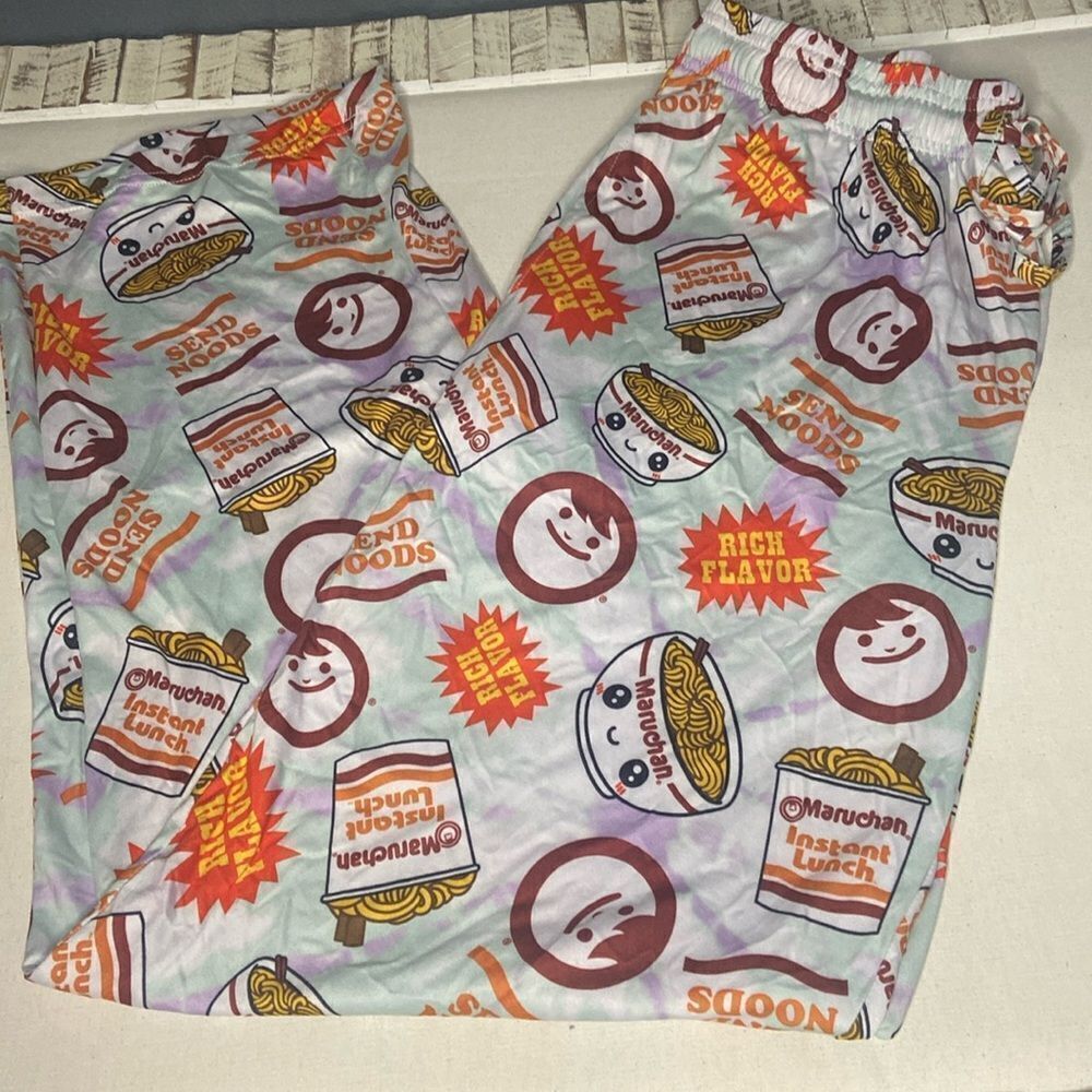 Maruchan Ramen Noodles Pajama Pants Sleepwear Loungewear Men's M